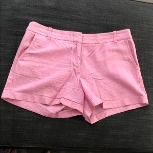 Pink Linen J.Crew factory shorts